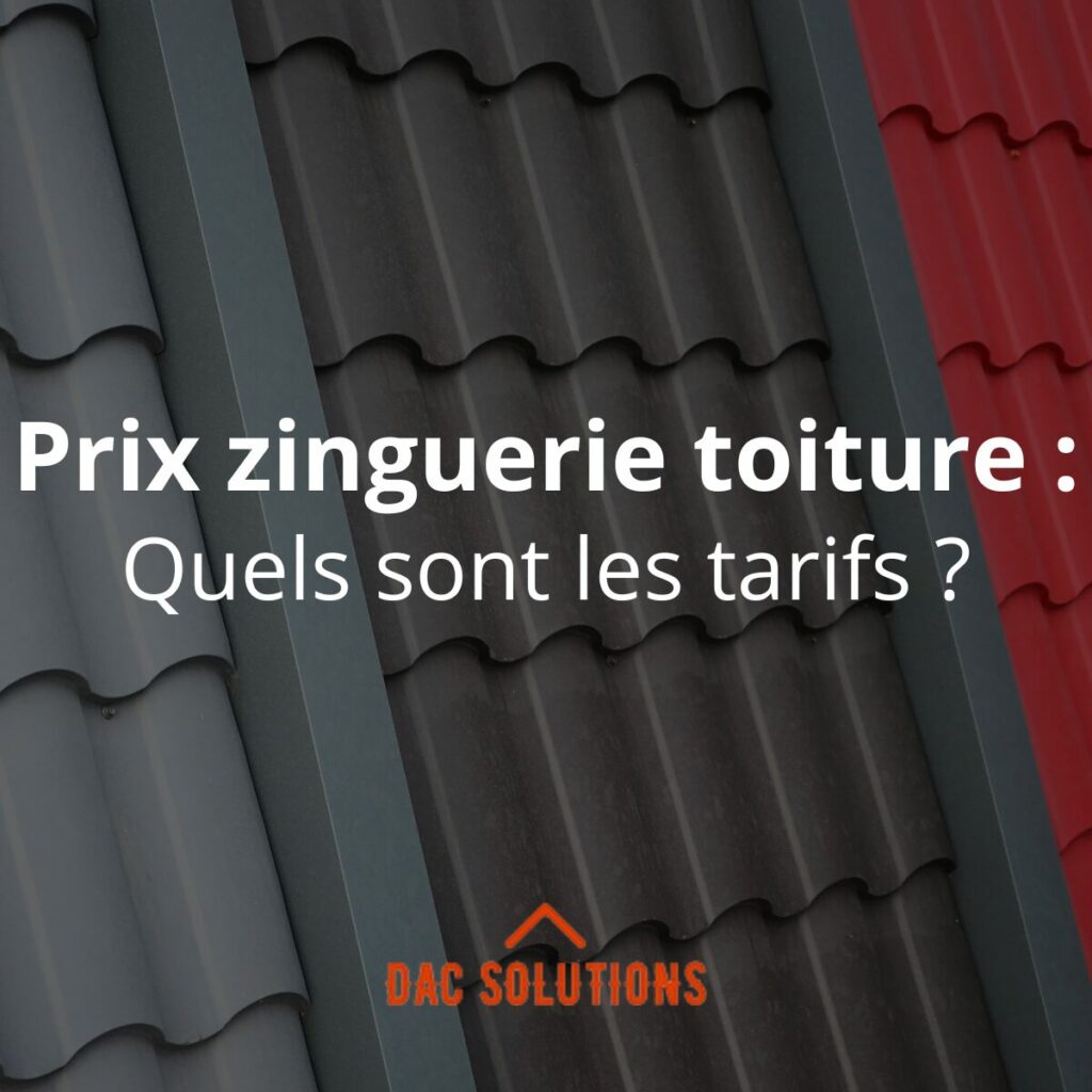 prix zinguerie toiture 1